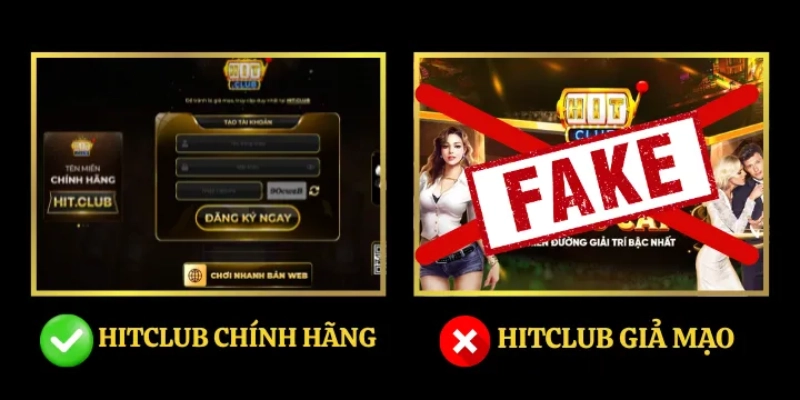 Thông tin cảnh báo từ hệ thống HITCLUB 1 HITCLUB cảnh báo giả mạo